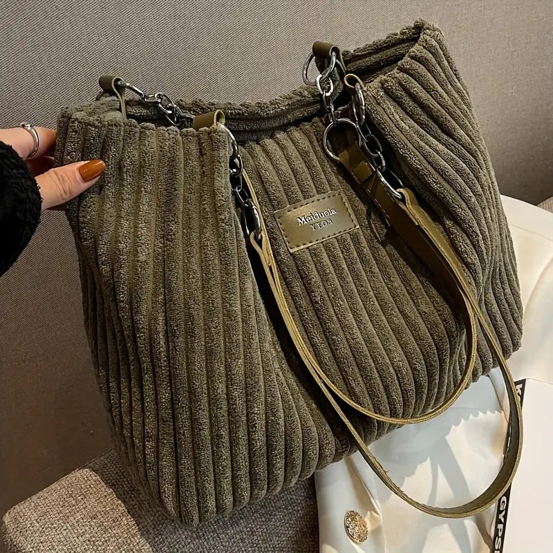 Amira | Corduroy Tote Bag