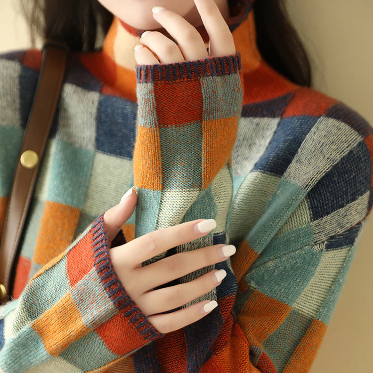Clara | Checked Sweater