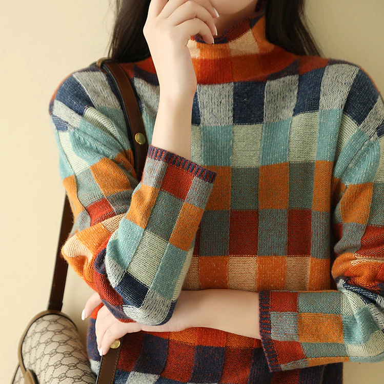 Clara | Checked Sweater
