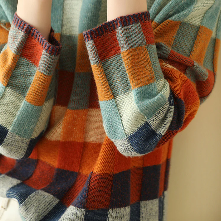 Clara | Checked Sweater
