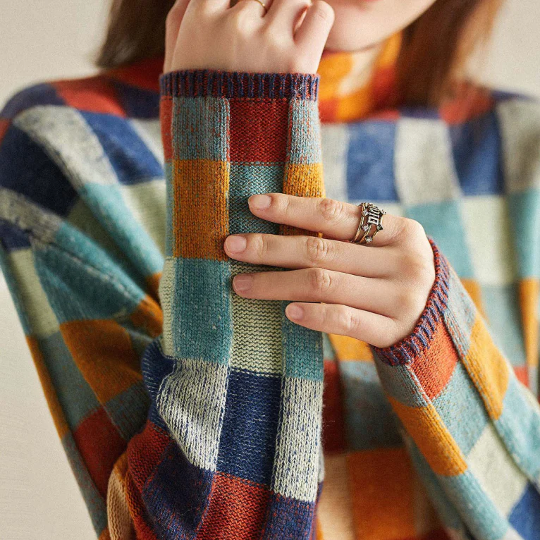 Clara | Checked Sweater