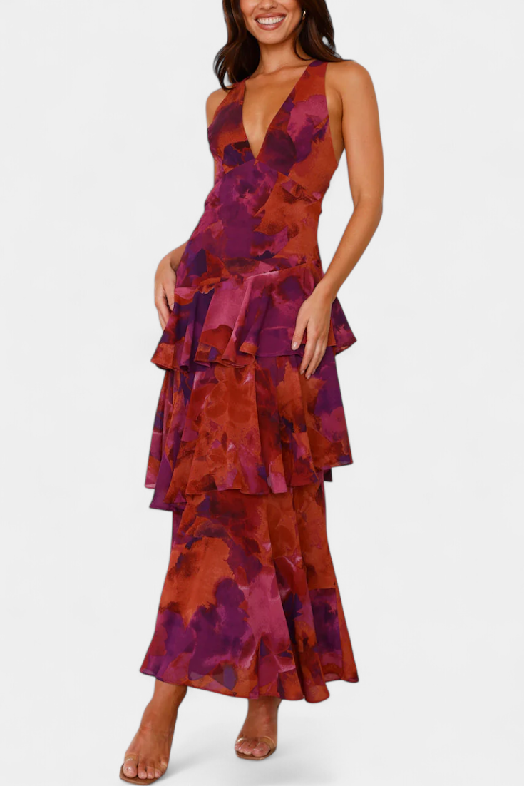 Serena | Tiered Maxi Dress