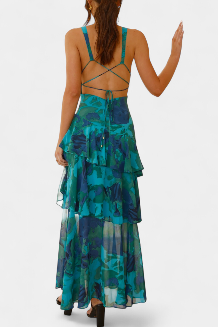 Serena | Tiered Maxi Dress