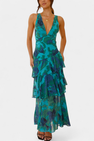 Serena | Tiered Maxi Dress