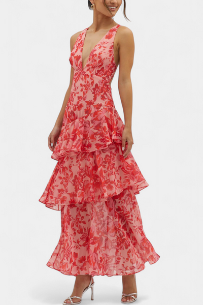 Serena | Tiered Maxi Dress