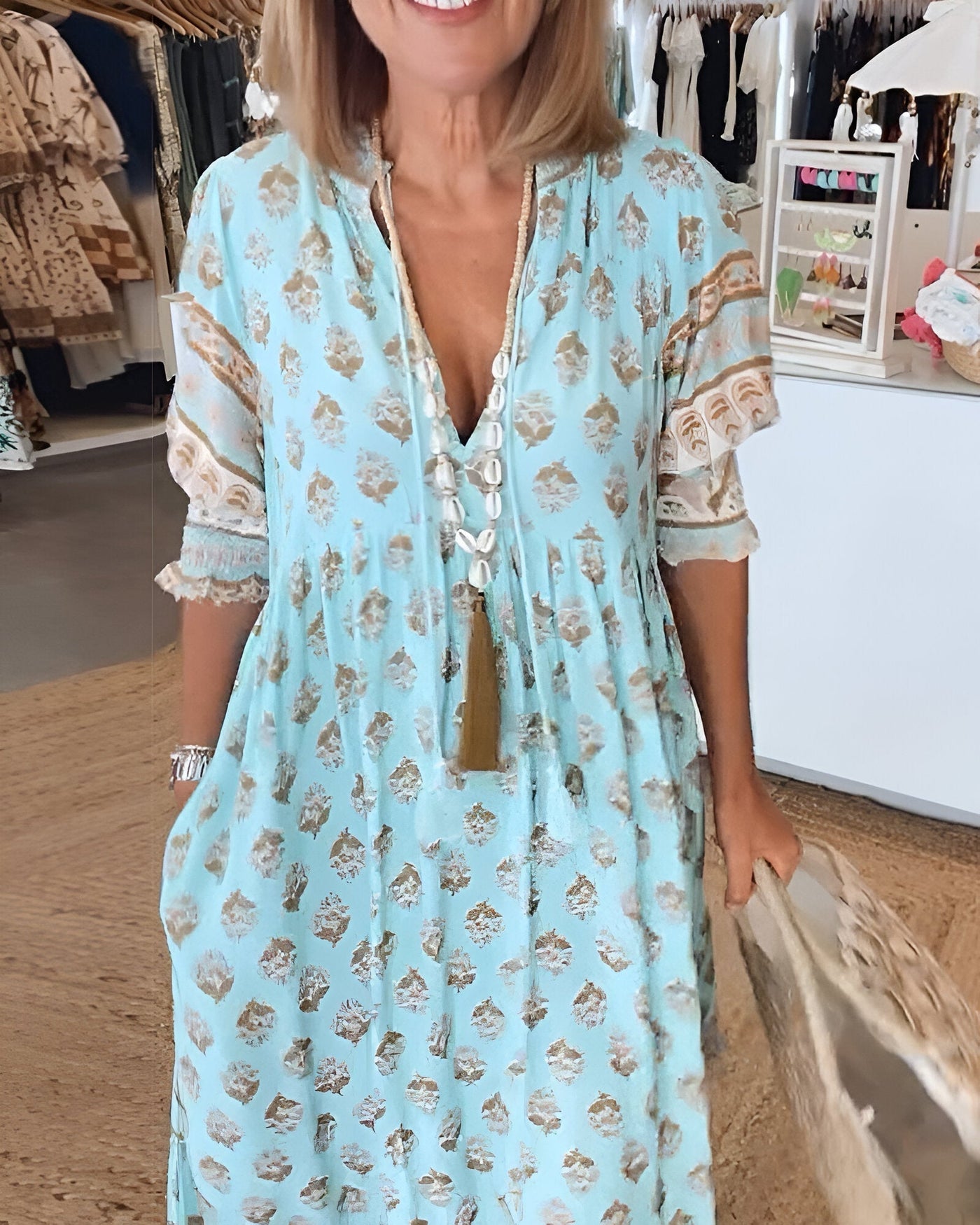 Camila | Boho Maxi Dress