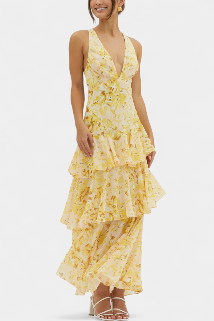 Serena | Tiered Maxi Dress