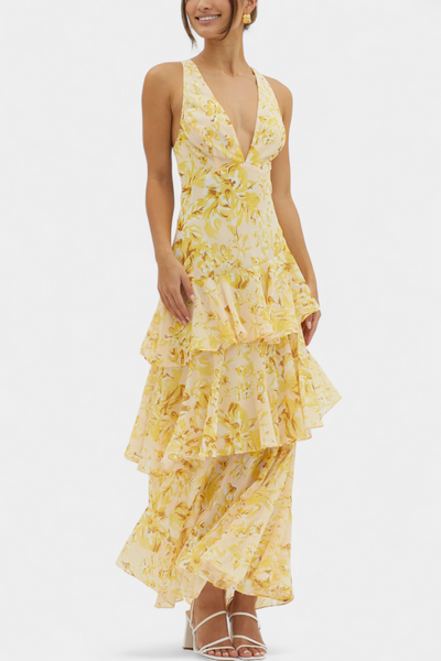 Serena | Tiered Maxi Dress