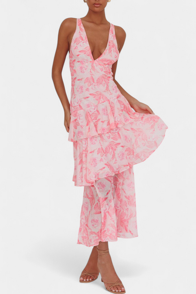 Serena | Tiered Maxi Dress
