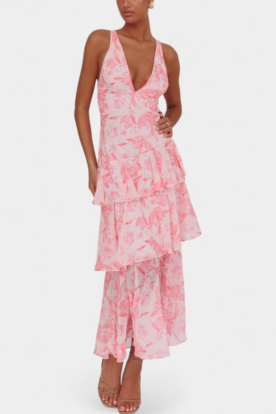 Serena | Tiered Maxi Dress