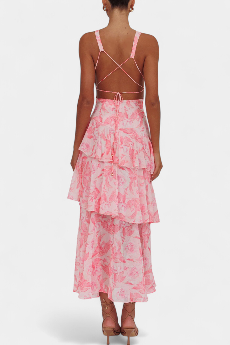 Serena | Tiered Maxi Dress