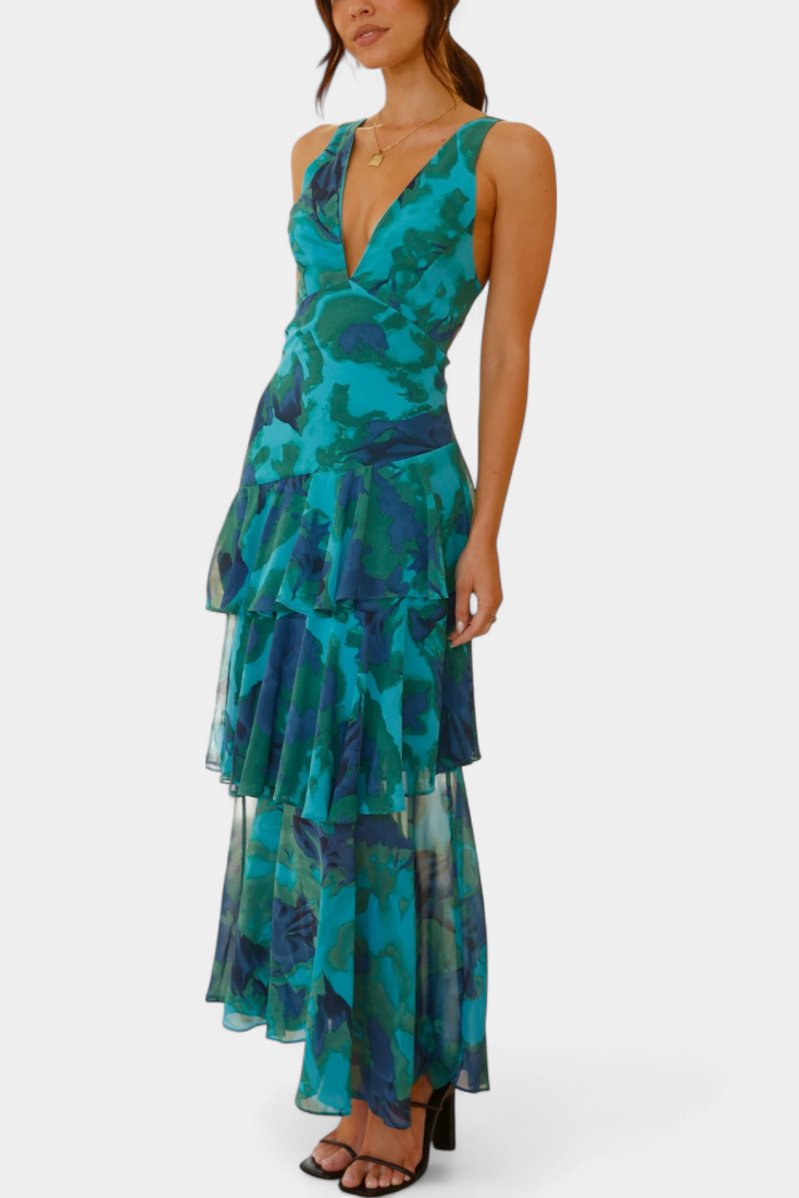 Serena | Tiered Maxi Dress