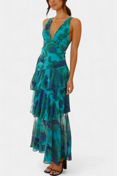 Serena | Tiered Maxi Dress