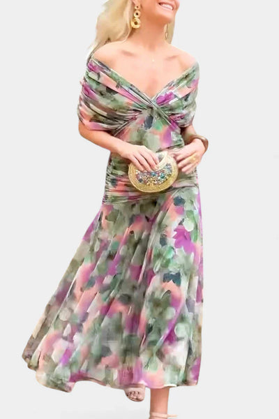 Juliana | Off-Shoulder Midi Dress
