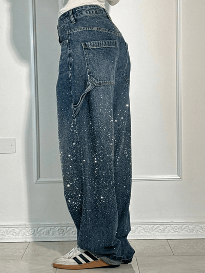 Celina | Sparkle Wide-Leg Jeans