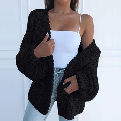 Elena | Chunky Knit Cardigan