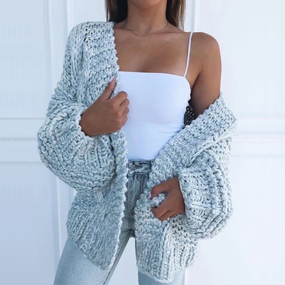 Elena | Chunky Knit Cardigan
