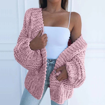 Elena | Chunky Knit Cardigan