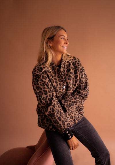 Luna | Leopard Print Jacket