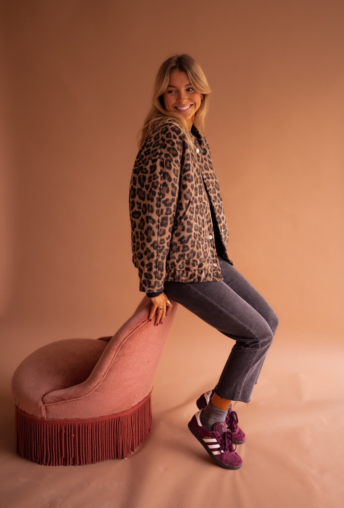 Luna | Leopard Print Jacket