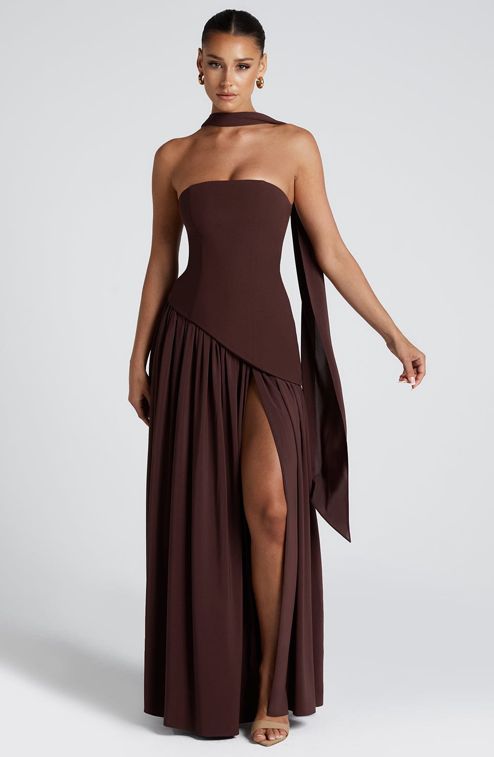 Maliyah | Strapless Maxi Dress