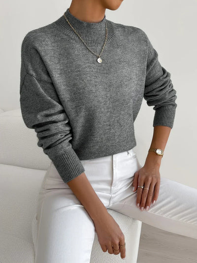 Elina | Mock Neck Sweater