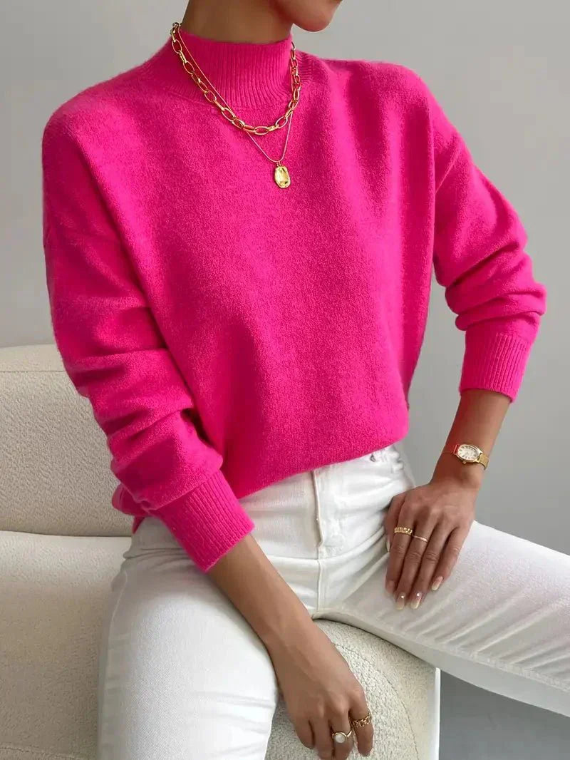 Elina | Mock Neck Sweater