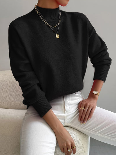 Elina | Mock Neck Sweater