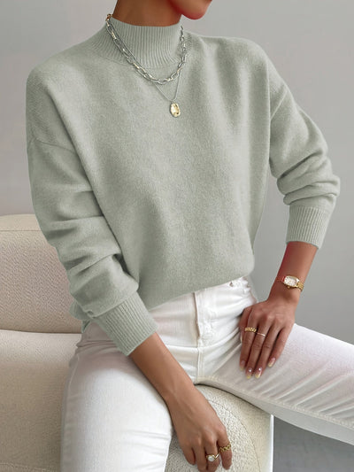 Elina | Mock Neck Sweater
