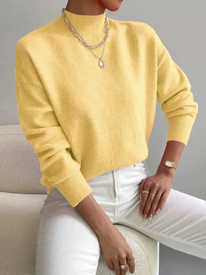 Elina | Mock Neck Sweater
