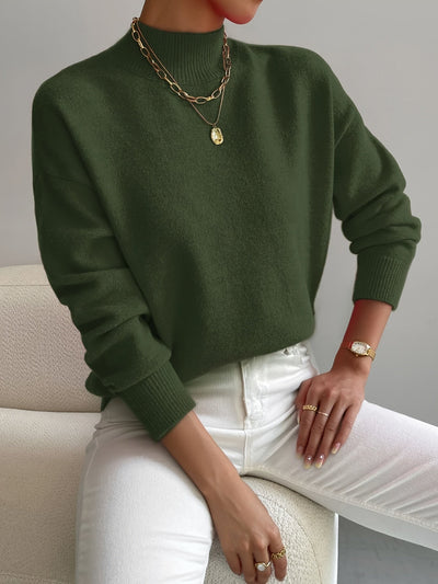 Elina | Mock Neck Sweater