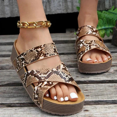 Nora | Woven Platform Sandals