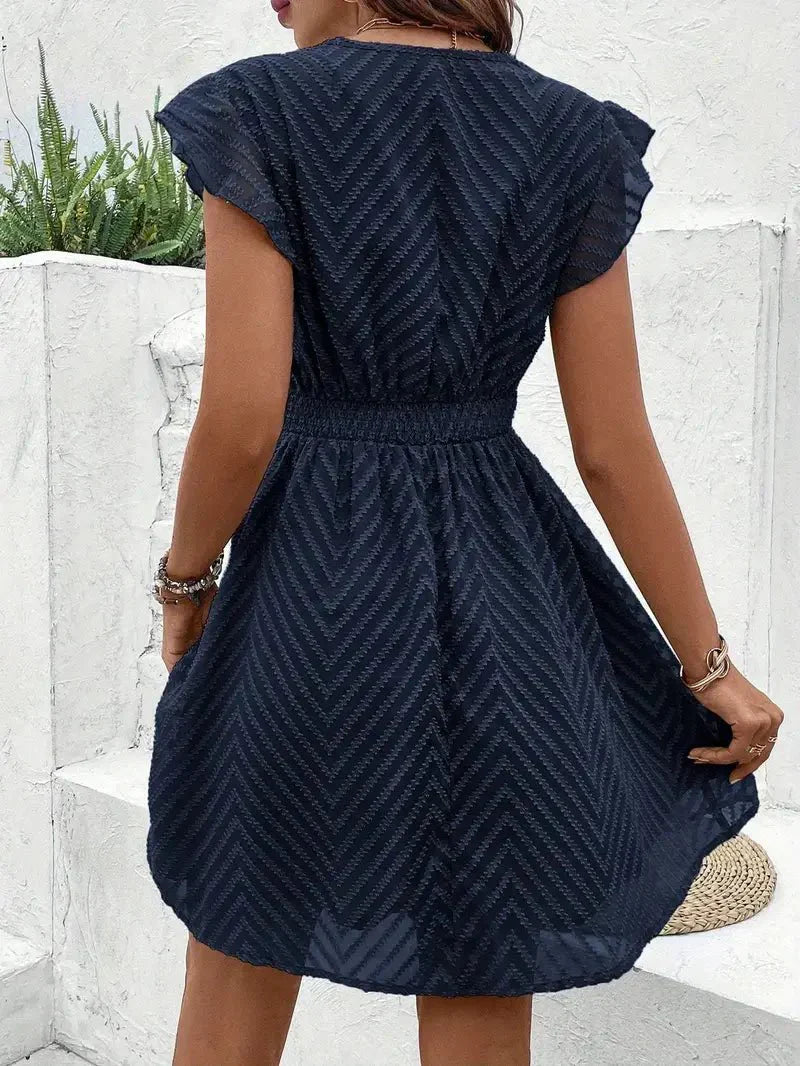 Elena | Embroidered Mini Dress
