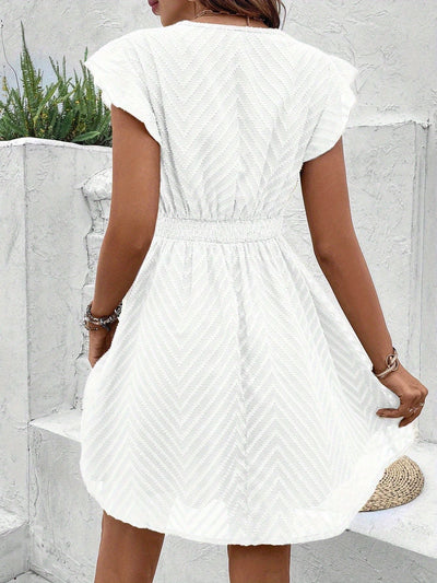 Elena | Embroidered Mini Dress