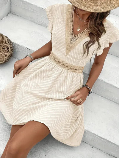 Elena | Embroidered Mini Dress