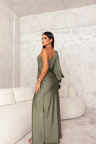 Sophia | One-Shoulder Maxi Dress
