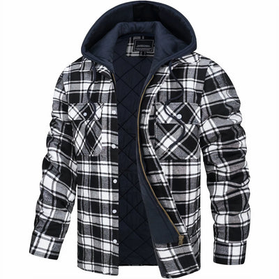 Mason | Plaid Hooded Jacket