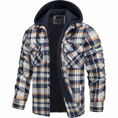 Mason | Plaid Hooded Jacket
