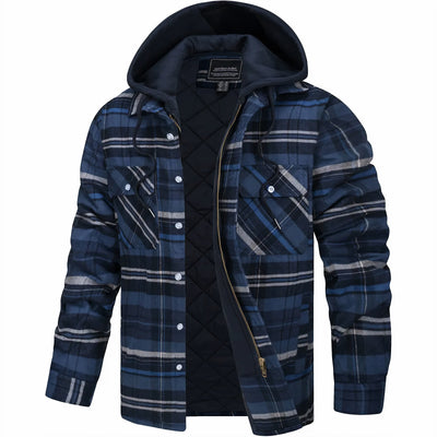 Mason | Plaid Hooded Jacket