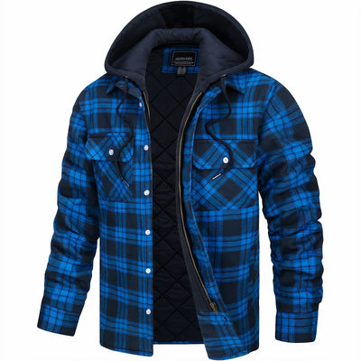 Mason | Plaid Hooded Jacket
